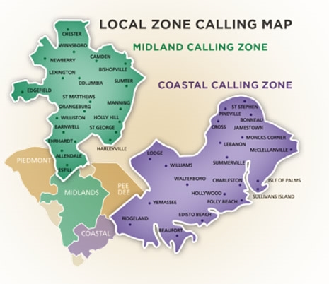 Local Zone Calling Map
